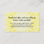 wheelbarrow woman baker giant sweets business c... 名刺 (裏面)