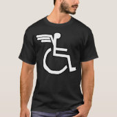 WHEELCHAIR FLIER! Tシャツ (正面)