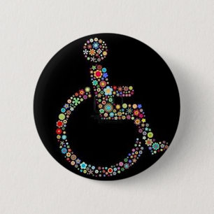 wheelchair_funky_zazzle.jpeg 缶バッジ