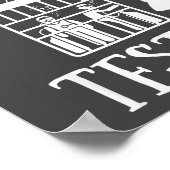 Wheelchair Handicap Humor Handicapped Shark Cage T ポスター (角)