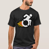 WHEELCHAIR HOTROD! Tシャツ (正面)