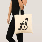 Wheelchair Icon Tote Bag トートバッグ (正面(商品))