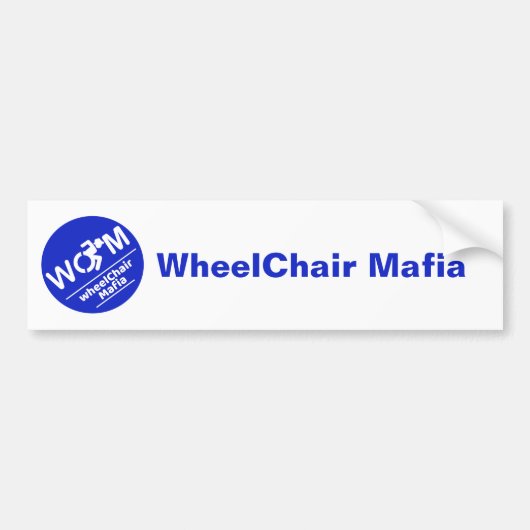 WheelChair Mafia bumper sticker バンパーステッカー (正面)