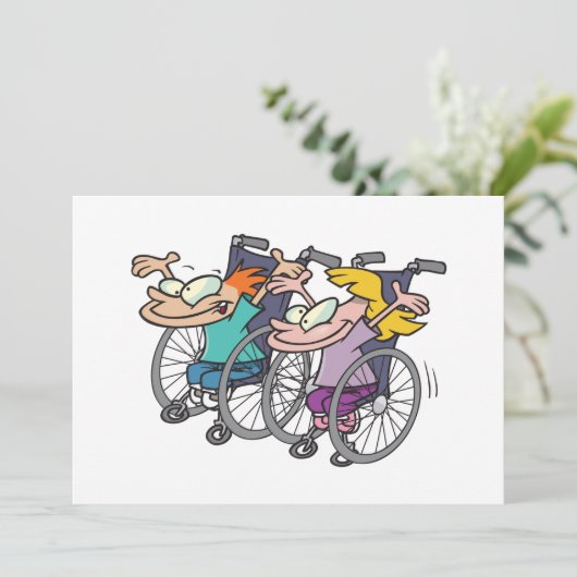 Wheelchair Race Invitations 招待状 (スタンド正面)