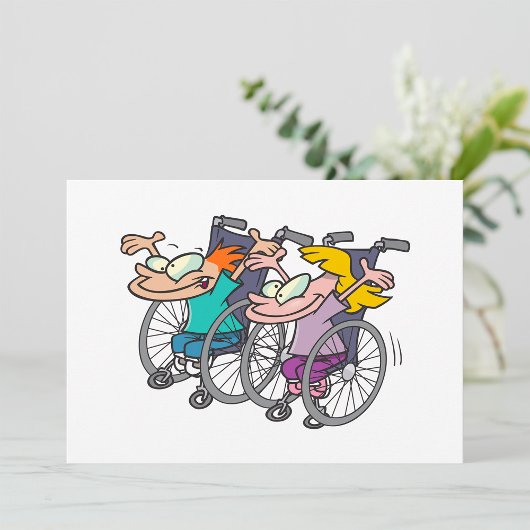 Wheelchair Race Invitations 招待状