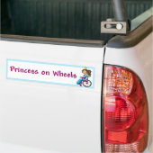 WheelchairPrincessBumper バンパーステッカー (トラック上)