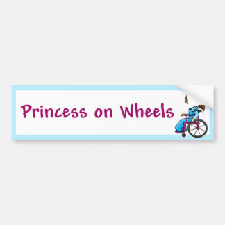 WheelchairPrincessBumper バンパーステッカー