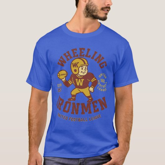 Wheeling Ironmen フットボール - 1962年創設 Tシャツ (正面)