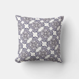 Wheels Black and White - Throw Pillow クッション