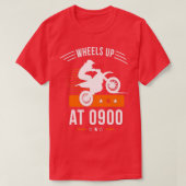 Wheels up at 0900 KTM Orange  Tシャツ (デザイン正面)