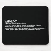 Wheesht マウスパッド (正面)