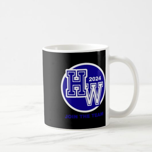 Wheimer 2024チームに参加 – 私たち救の民主主義- F コーヒーマグカップ (右)