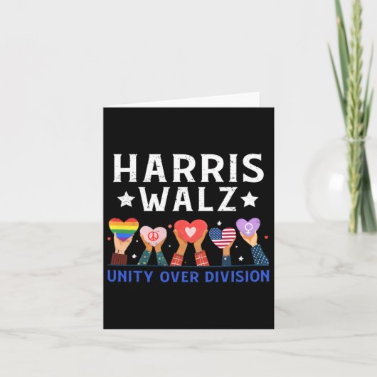 Wheimer 2024 Unity Over Division Harris W 2024 カード (正面)