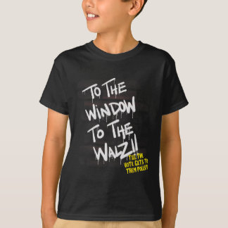 Wheimer Harris W 2024投票のウィンドウに Tシャツ