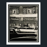 Whelan's Drug Store Vintage B&W Poster 16 x 20 ポスター<br><div class="desc">Nice,  nostalgic,  black and white,  drug store photo- 16 x 20</div>