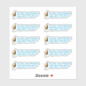 Whelkシェル差出人住所シール シール (シート)