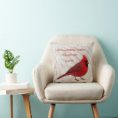 When A Cardinal Appear A Loved One Is Near Nature クッション (椅子)
