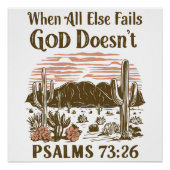 When All else Fails God Doesn't  ポスター (正面)