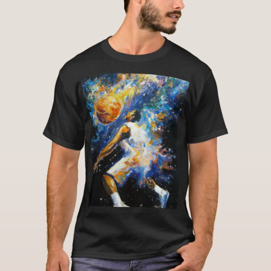 When Basketball Meets the Cosmos Tシャツ (正面)