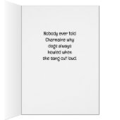 When Charmaine sings dogs howl  Victorian ladies (内側 (右))