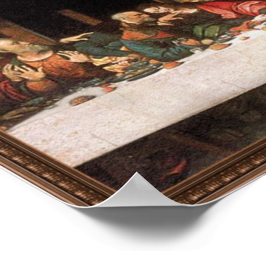 When Do We Eat? - Funny Last Supper Holiday Dinner ポスター (角)