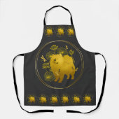 WHEN DRAGONS FLYチャウシェフクラフトグルーミングエプロン エプロン (正面)