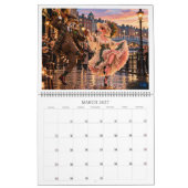 When Dreams Come True – Funny Flamingo & Tiger2027 カレンダー (3月 2027)