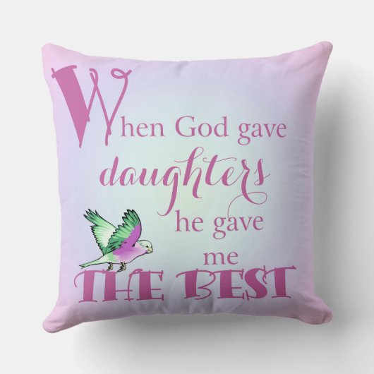 When God 与え Deusies© Pillows クッション (裏面)