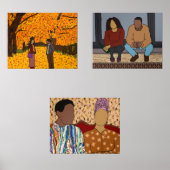 When Hakeem Met Sade Art Print Set (正面)