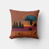 When Hell Freezes Over I'll Ski There Too Ember クッション (正面)