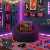 When Hell Freezes Over I'll Ski There Too Ember クッション