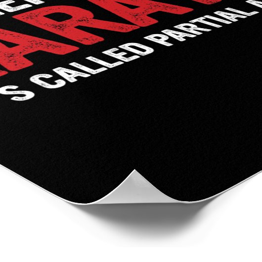 When I Do Karate It's Called Partial Arts 18  ポスター (角)