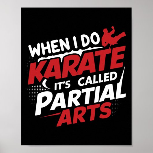 When I Do Karate It's Called Partial Arts 7  ポスター (正面)