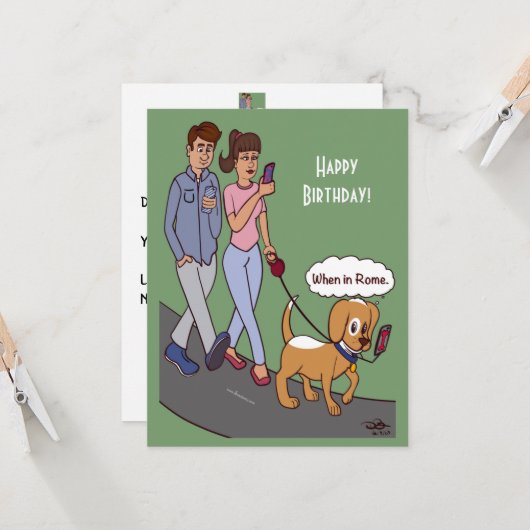 When Inローマフラットカード (正面/裏面インサイチュ)