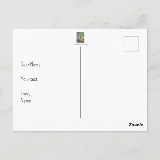 When Inローマ ポストカード (裏面)