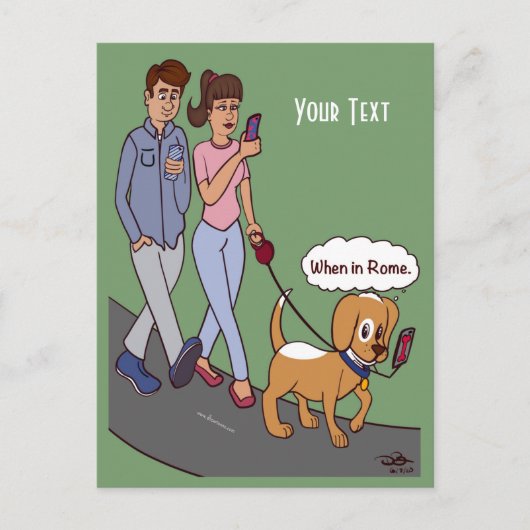 When Inローマ ポストカード (正面)