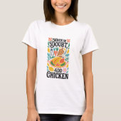 When in Doubt, Add Chicken Funny Cooking & Kitchen Tシャツ (正面)