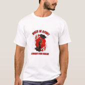 When in doubt, conquer your demons tシャツ (正面)
