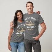 When In Doubt Paddle Out Funny Kayaking Canoe Tシャツ (ユニセックス)