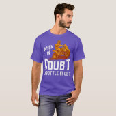 When In Doubt Throttle It Out Four Wheeler Quad Tシャツ (正面フル)