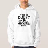 When In Doubt Throttle It Out Jet Skiing Jet Ski パーカ (正面)