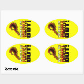 When IndousダートバイクモトクロスStiをスロットルアウト 楕円形シール (シート)