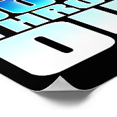 When Indoy Throttle Out Dirt Bike Motocross Pos ポスター (角)