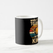 When It Comes To Rings Saturn Retro Planets コーヒーマグカップ (正面右)