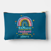 When It Rains Look For Rainbows アクセサリーポーチ (裏面)