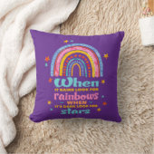 When It Rains Look For Rainbows クッション (ブランケット)