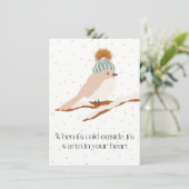 When it’s cold outside… サンキューカード (スタンド正面)