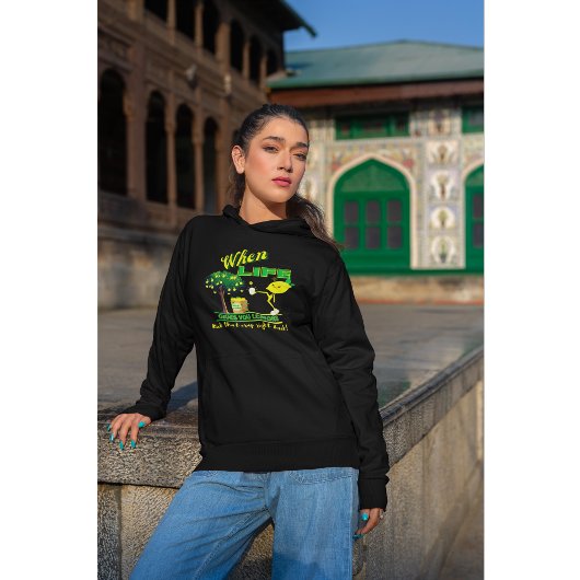 When Life 与え You Lemonsおもしろい引用文 パーカ