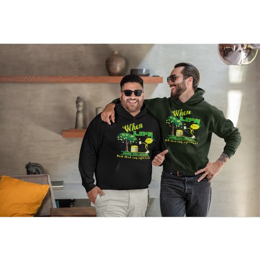 When Life 与え You Lemonsおもしろい引用文 パーカ