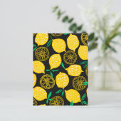 When Life 与え You Lemons  Sunny Yellow Lemon ポストカード (スタンド正面)